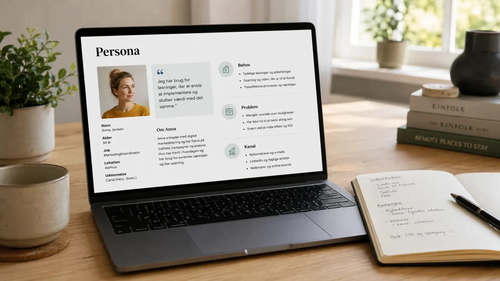 Målgruppe persona til content marketing