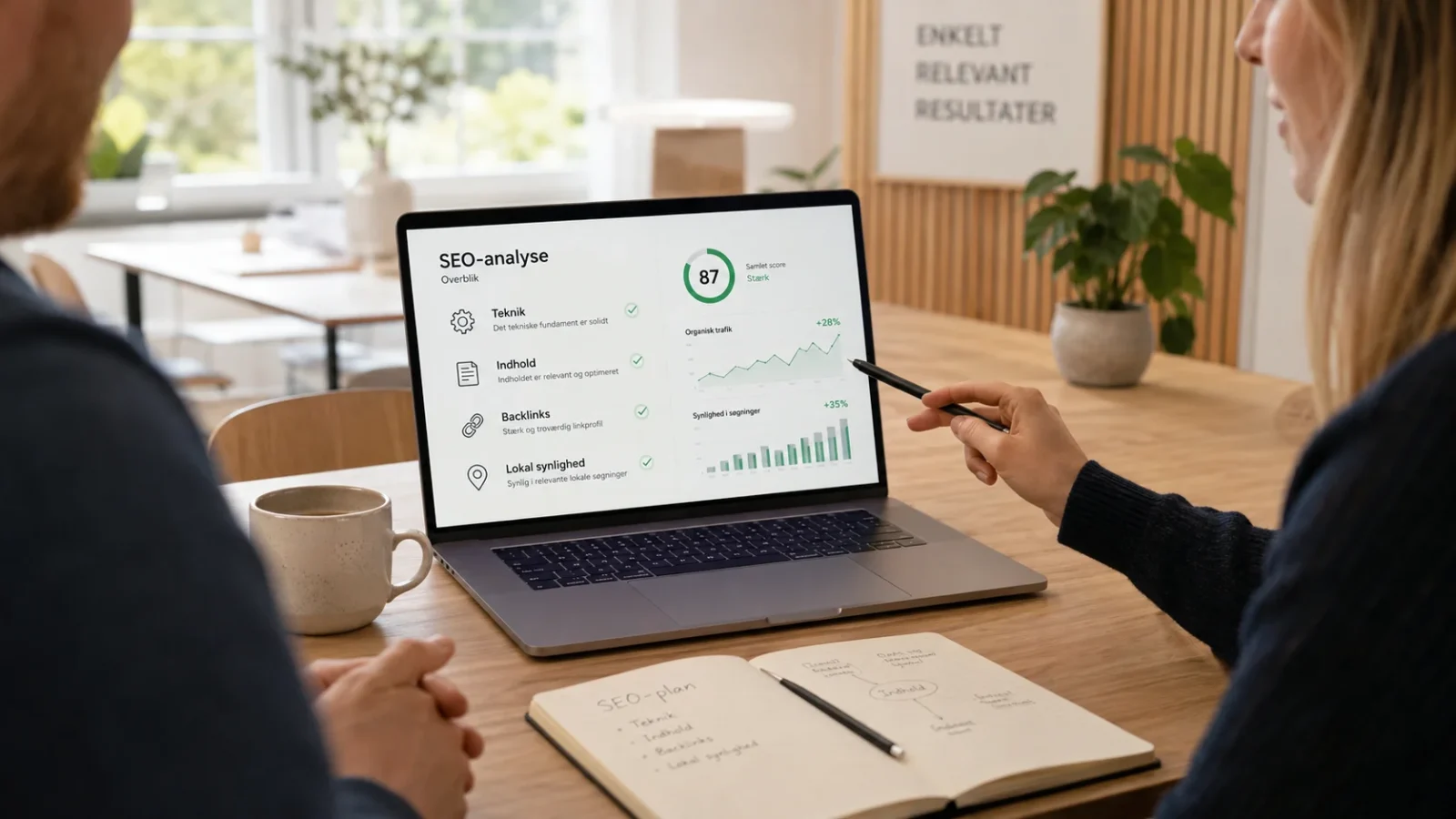 SEO-analyse og off-page strategi for dansk virksomhed