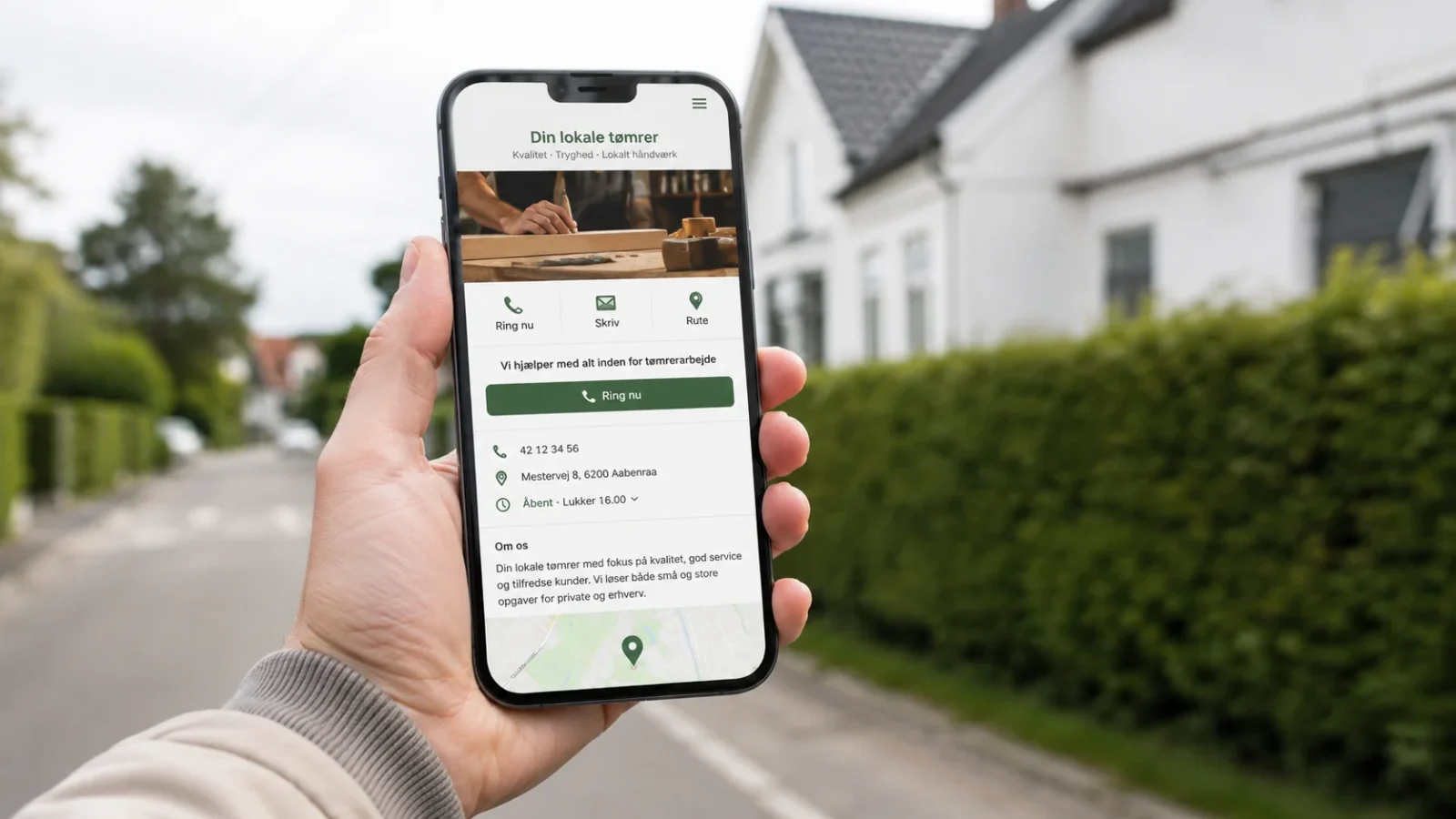 Mobilvenlig hjemmeside er vigtig for lokal SEO