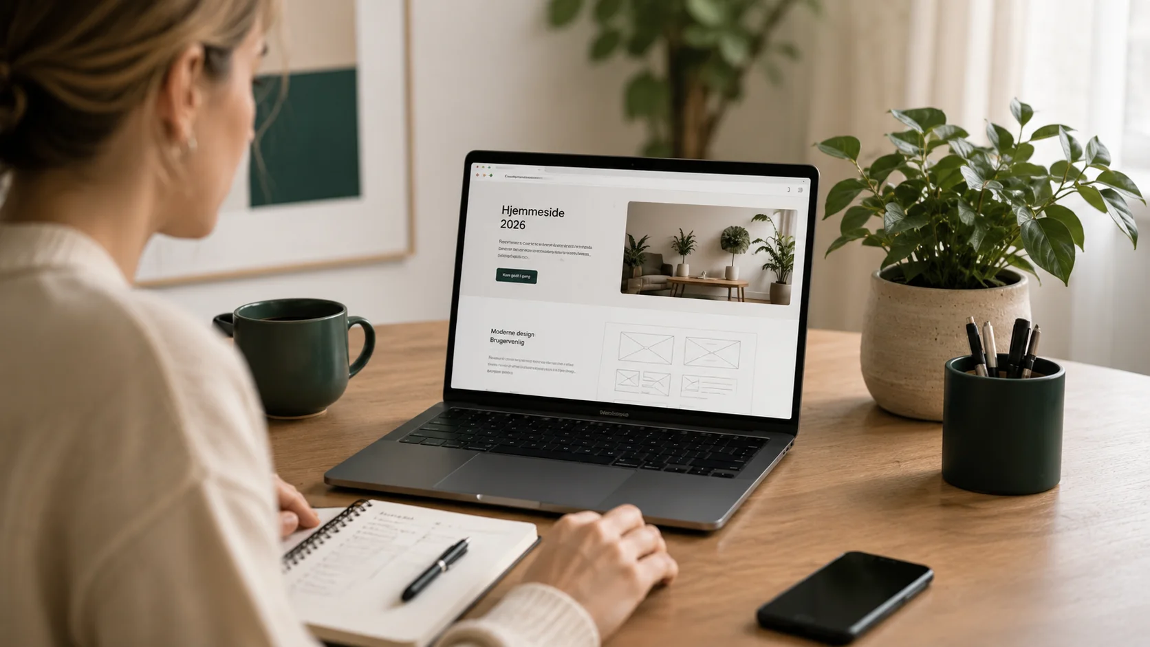 Ny hjemmeside i WordPress uden binding fra Hellodigital