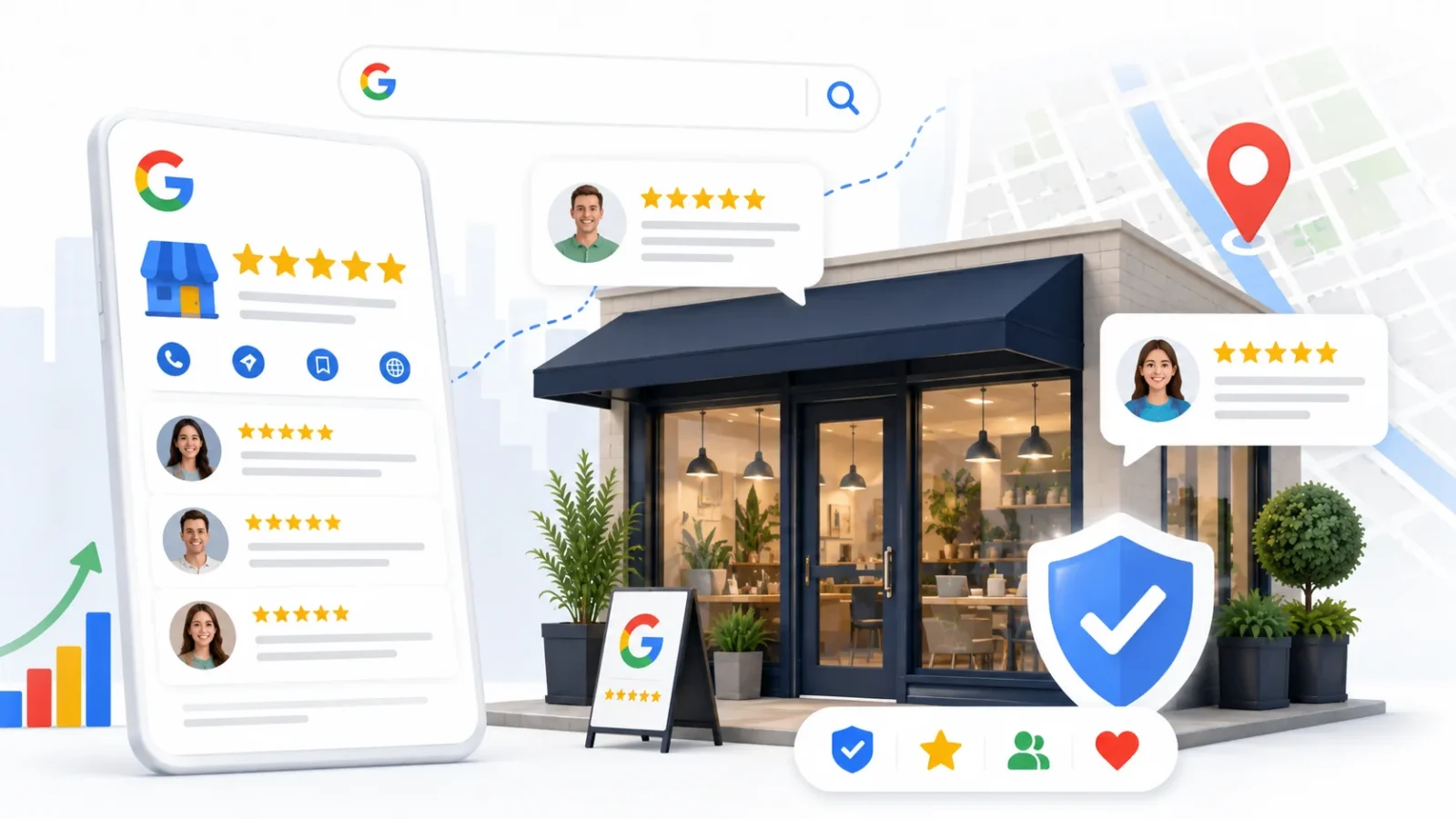Google anmeldelser skaber lokal tillid