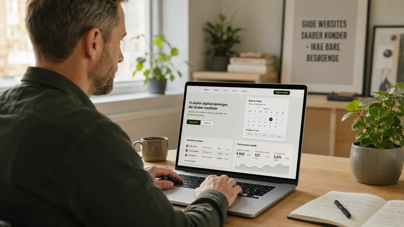 Hjemmeside som digital medarbejder for en dansk virksomhed